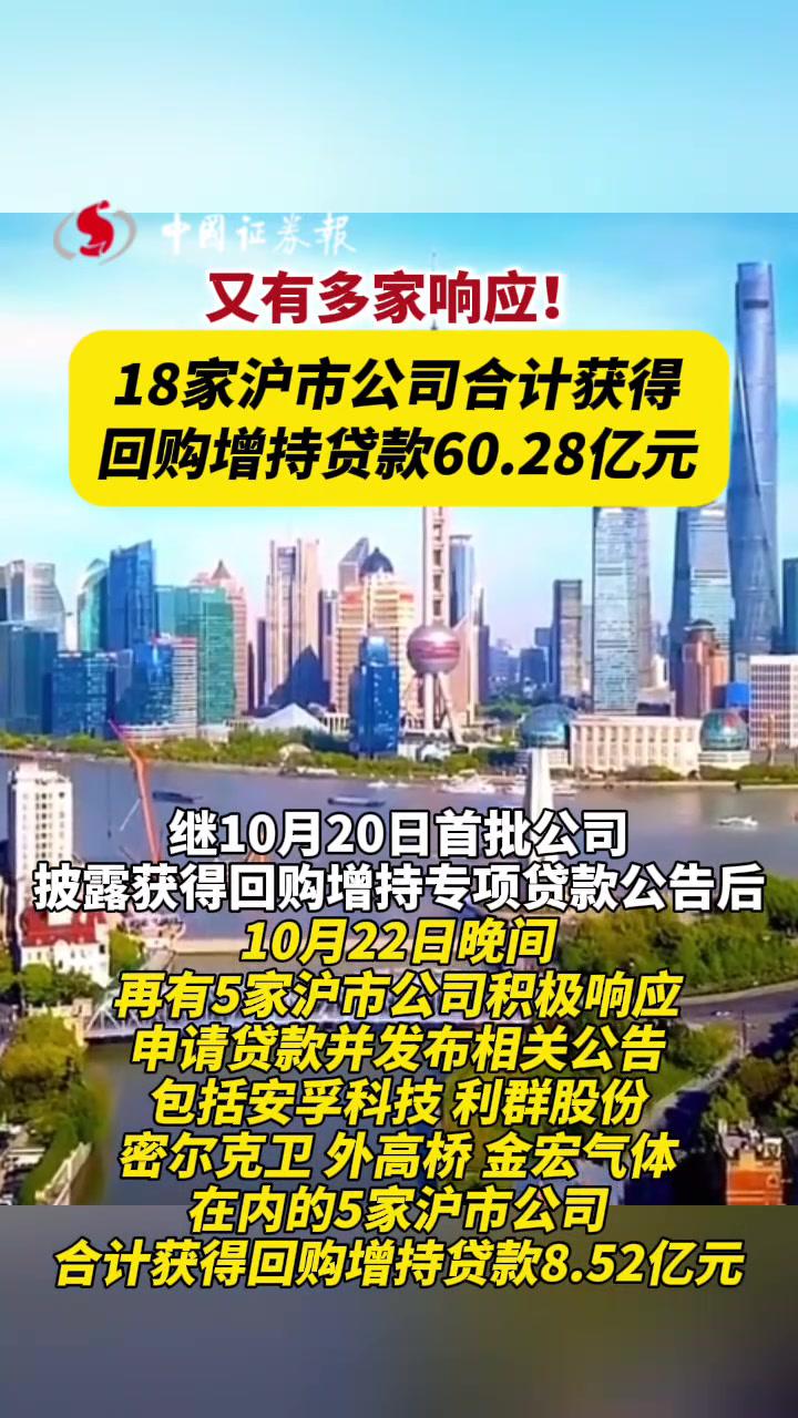 超170家上市公司披露回购增持贷款进展 金额上限合计386.2亿元