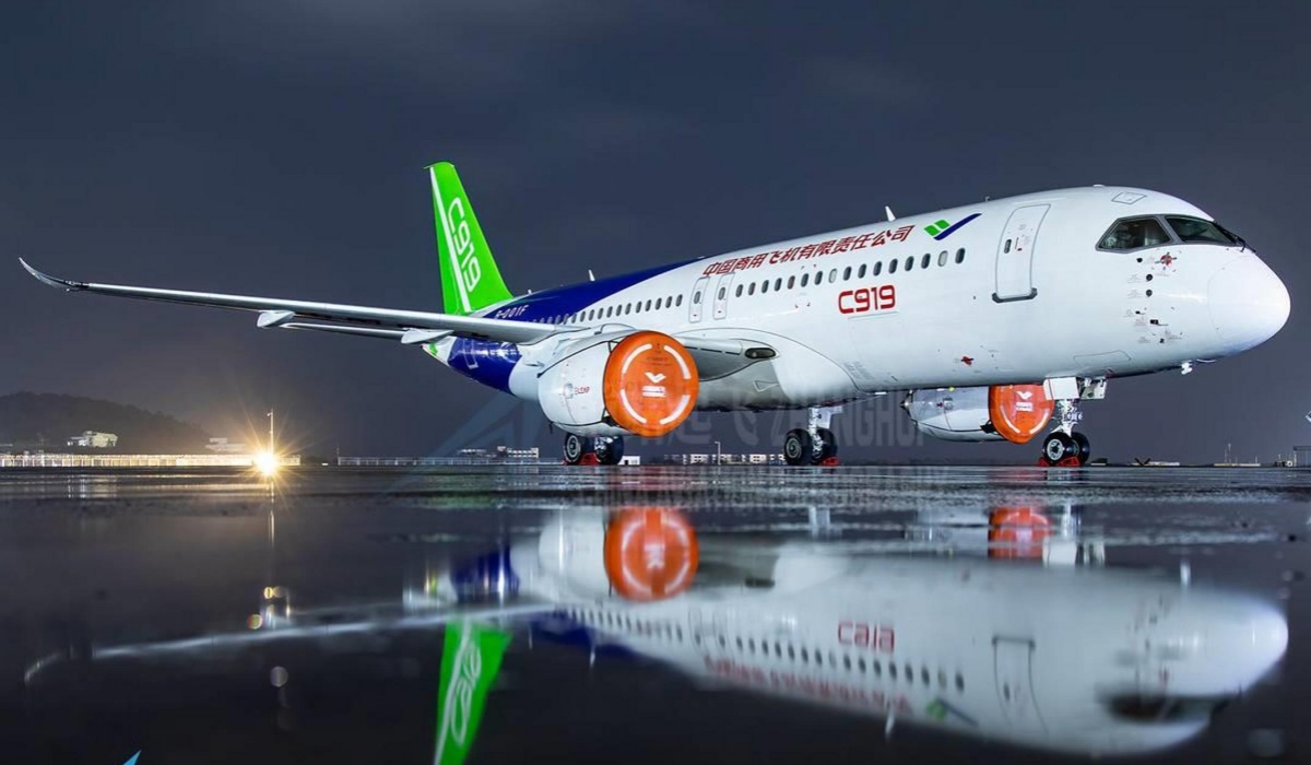 从“东方明珠”到“东方之珠” 国产大飞机C919执飞沪港定期商业航班
