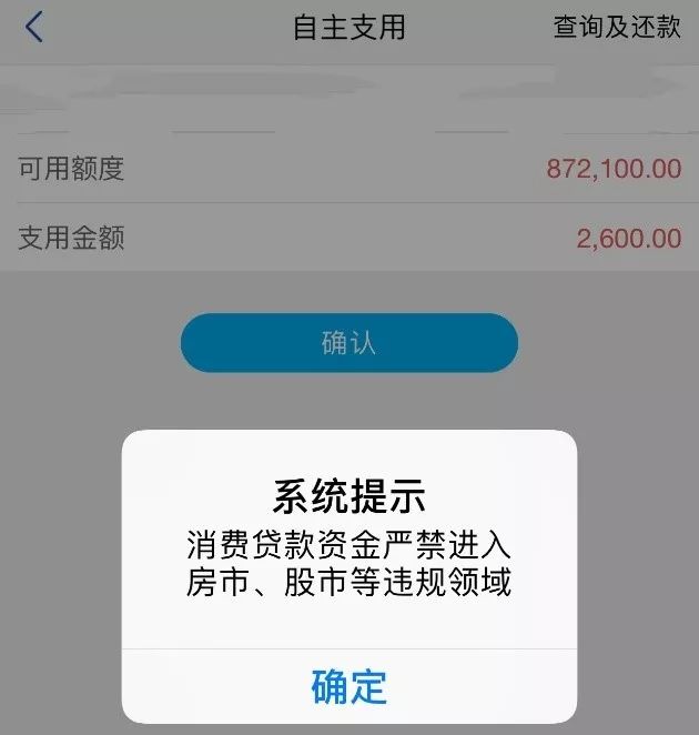 银行提示：信用卡资金不得用于购买股票