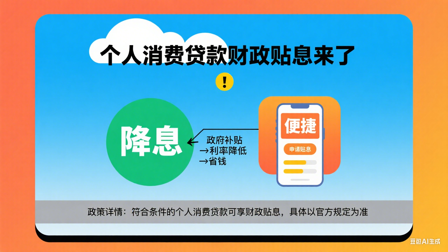 消费贷贴息首日直击：专属模块上线 真消费自动减