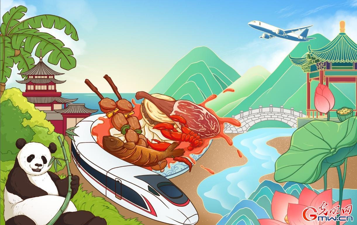 假日经济活力观察：“出入口经济”点亮西安城墙